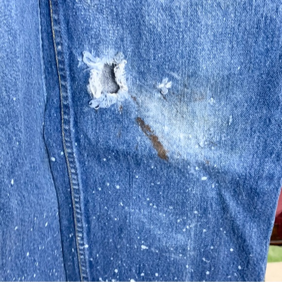 VTG Levi's 517 Orange Tab Jeans - Picture 8 of 11